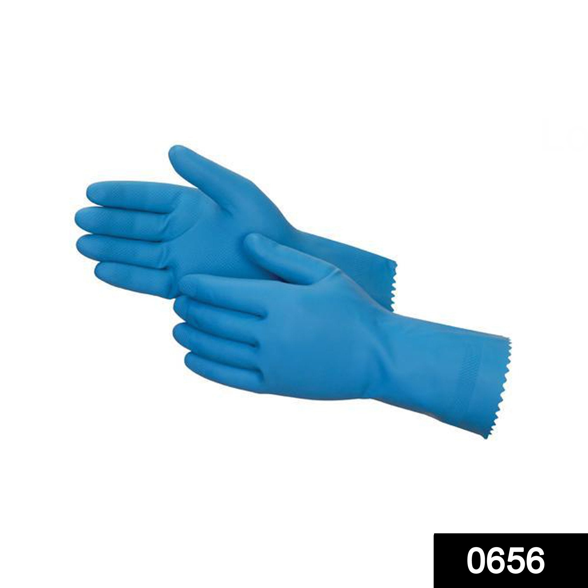 0656 - Cut Glove Reusable Rubber Hand Gloves (Blue) - 1 pc - SkyShopy 0656 - Cut Glove Reusable Rubber Hand Gloves (Blue) - 1 pc - SkyShopy